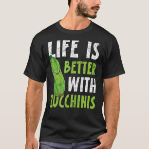 With Zucchinis Vegan Vegetable Healthy T-Shirt