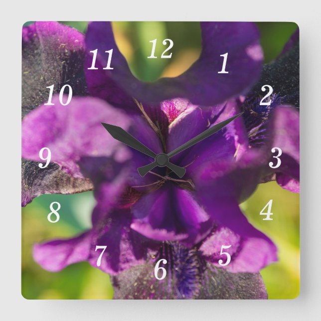 Within An Iris Wall Clock (Front)