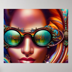 Within Sight AI Fantasy Digital Art Print Vision