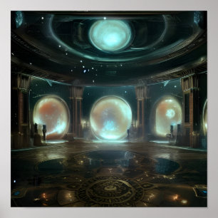 Within the Astral Palace (Observatory) Poster