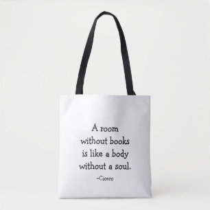 Without Books Tote Bag