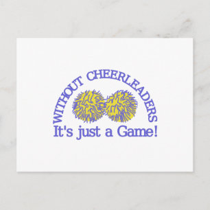 Without Cheerleaders Postcard