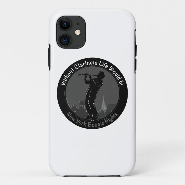 Without Clarinets Life Would B-Flat Case-Mate iPhone Case (Back)