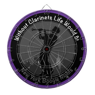 Without Clarinets Life Would B-Flat Dartboard
