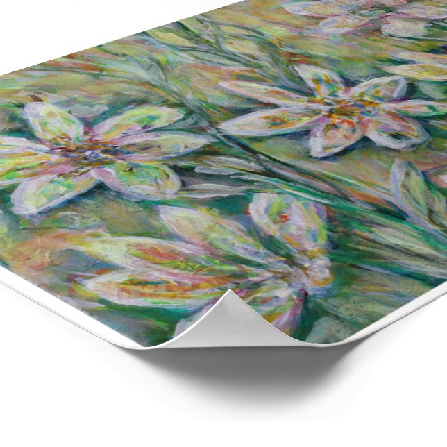 Without Clouds 5x7 Original Art Print (Corner)