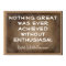 Without Enthusiasm _Emerson quote - print