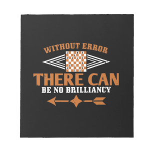 Without Error There Can Be No Brilliancy Notepad