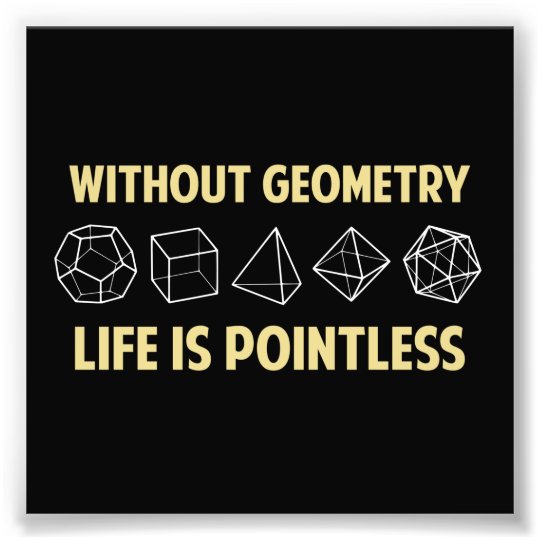 without-geometry-life-is-pointless-photo-print-zazzle-au