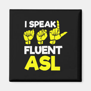 Without Hearing - Deaf - Unable To Hear - Deaf Awa Magnet