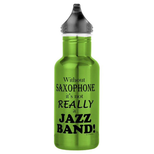 Without Saxophone - Jazz Band 532 Ml Water Bottle (Right)