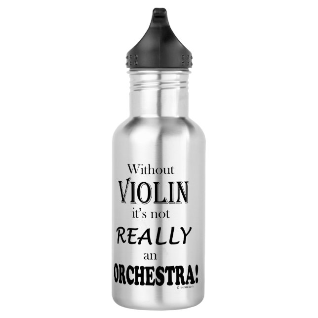 Without Violin - Orchestra 532 Ml Water Bottle (Right)