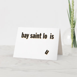 "without you" Bay Saint Louis greeting card