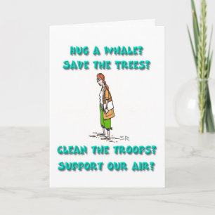 Without You friendship humour greeting card