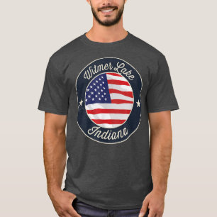 Witmer Lake - Patriotic Indiana Souvenir T-Shirt