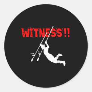 Witness Me Dystopia Kamakrazee War Boys Apocalypse Classic Round Sticker