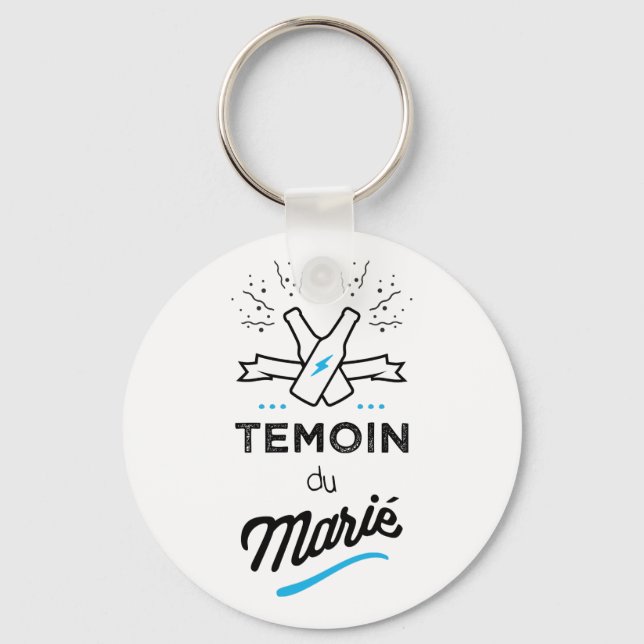 Witness of the bride key ring (Front)