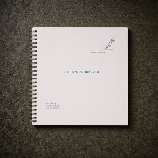 Witness pen- Minimalist Marriage Union Notebook