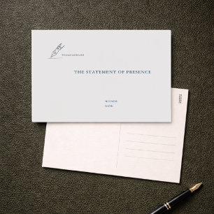 Witness Pen- Minimalist Marriage Witness Card
