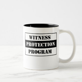 Witness Protection Two-Tone Coffee Mug
