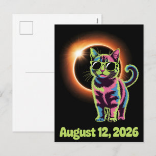 Witness The 2026 Solar Eclipse Postcard