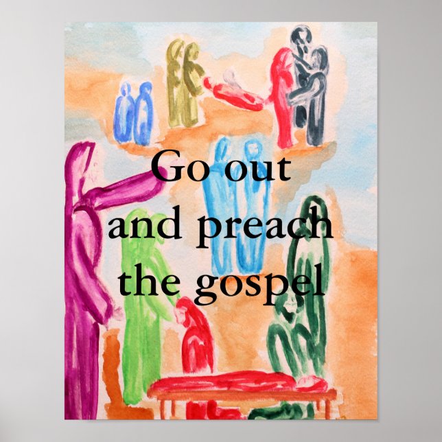 Witness The Gospel Poster (Front)