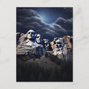 Witnessing Mount Rushmore's Grandeur #3 Postcard