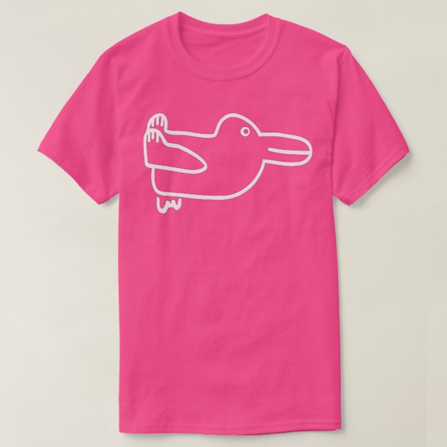 Wittgenstein Rabbit Duck Optical Illusion Philosop T-Shirt (Design Front)