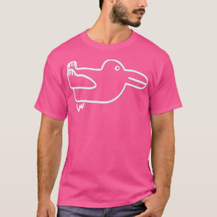 Wittgenstein Rabbit Duck Optical Illusion Philosop T-Shirt