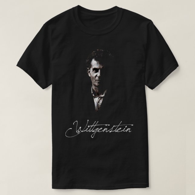 Wittgenstein T-Shirt (Design Front)