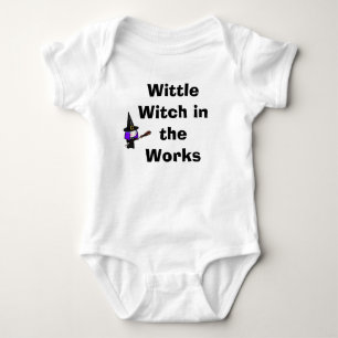 Wittle Witch in the Works Baby Bodysuit