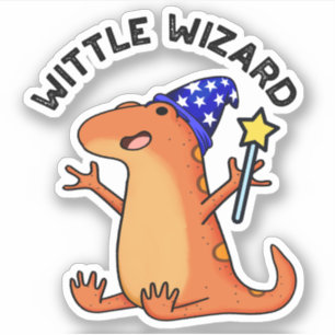 Wittle Wizard Funny Lizard Puns