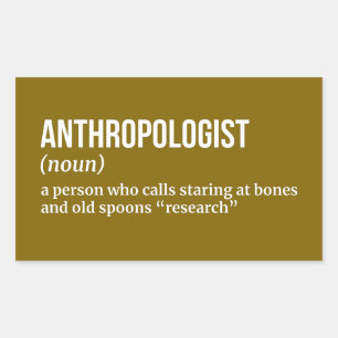 Witty Anthropologist Sticker