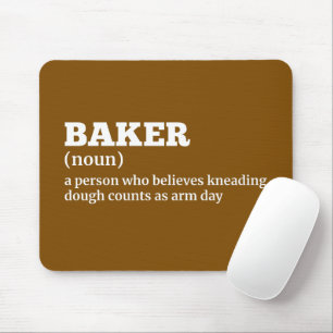 Witty Baking Job Definition Mouse Pad