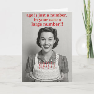 Witty Birthday card