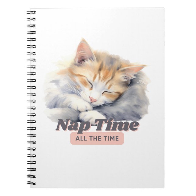Witty Cat Quote Gifts, Mothers Day Notebook (Front)