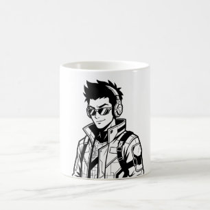 Witty Cinematic Anime Character Graphic Hoodie Coffee Mug