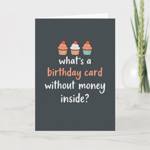 Witty Cupcake Birthday Card