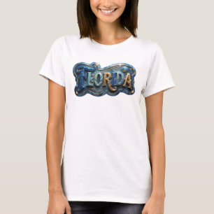 Witty Gold FLORIDA Slogan Tee