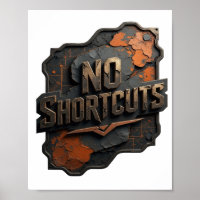 Witty Gold NO SHORTCUTS 3D Text Art