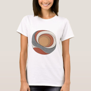 Witty Grey ABSTRACT ART Graphic Design v2 T-Shirt