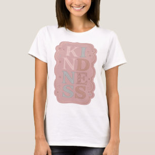 Witty Grey KINDNESS Slogan Design T-Shirt