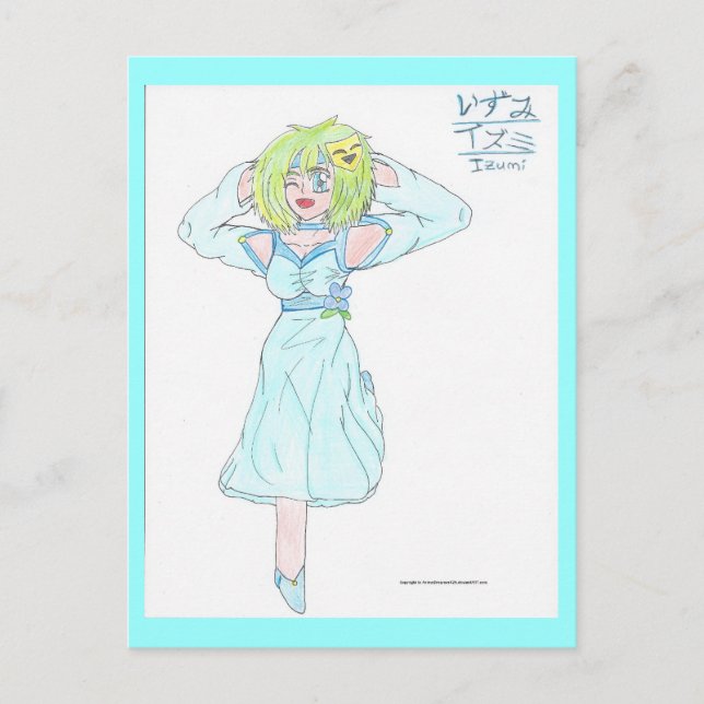 Witty Izumi Postcard (Front)