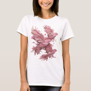 Witty Silver ABSTRACT ART Graphic Design T-Shirt