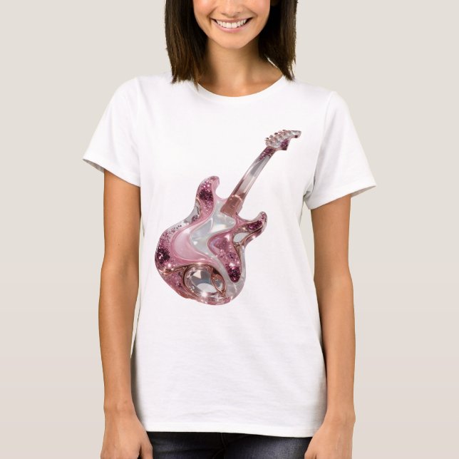 Witty Silver ABSTRACT ART Statement Design T-Shirt (Front)