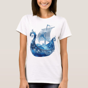 Witty Silver ICE CRYSTAL SHIP Custom Tee