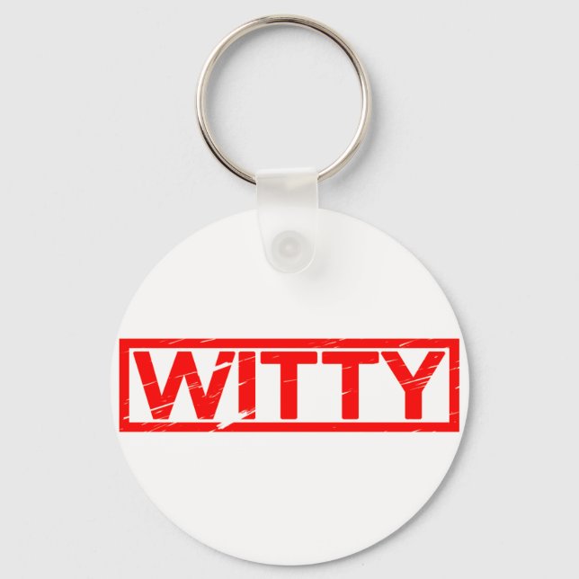 Witty Stamp Key Ring (Front)