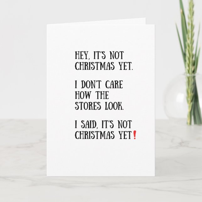 Witty Thanksgiving Card (Front)