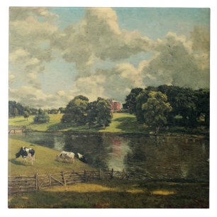 Wivenhoe Park by John Constable Ceramic Tile