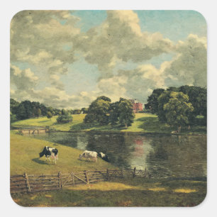 Wivenhoe Park by John Constable  Square Sticker