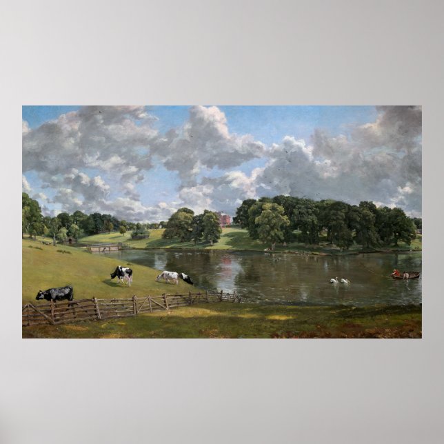 Wivenhoe Park, Essex by John Constable Poster (Front)